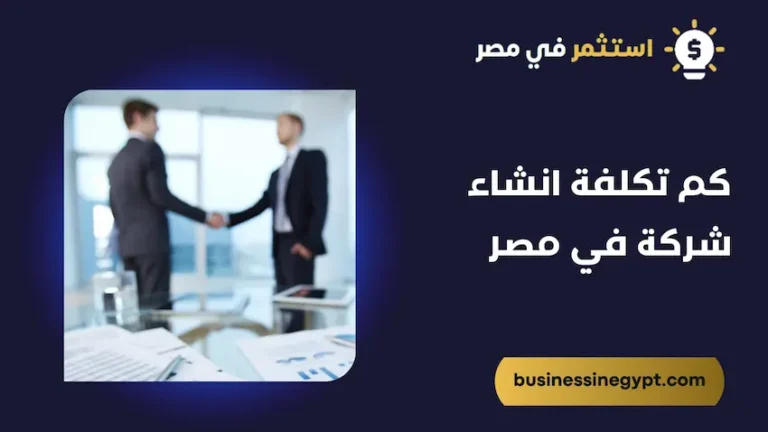 كم تكلفة انشاء شركة في مصر