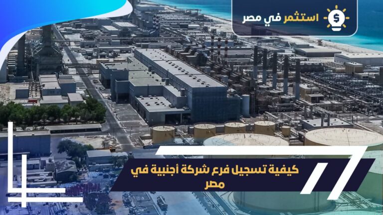 كيفية تسجيل فرع شركة أجنبية في مصر